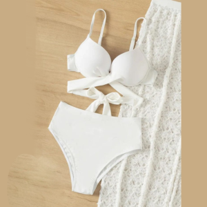 Vanilla 3 pcs swim set with skirt